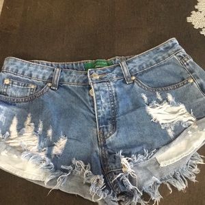 Jean shorts